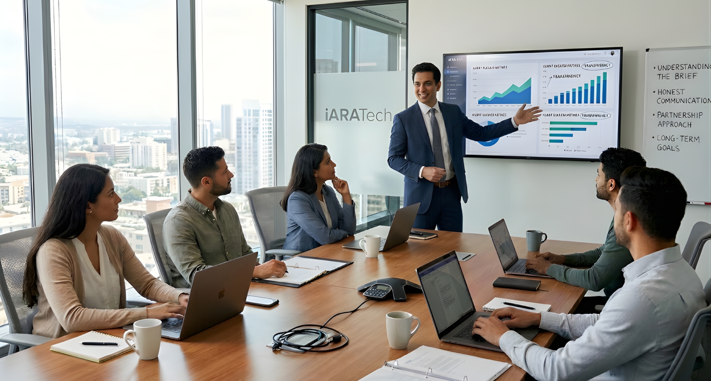 iARATech’s strategy for developing lasting partnerships with our clients.